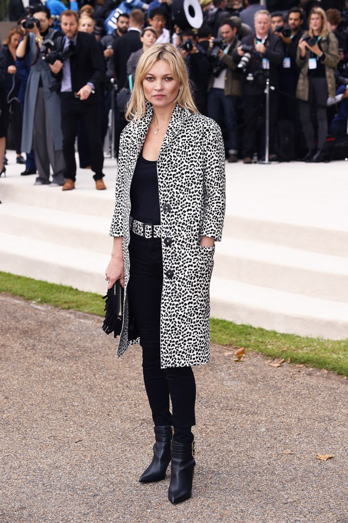 Kate Moss at the Burberry Prorsum Show