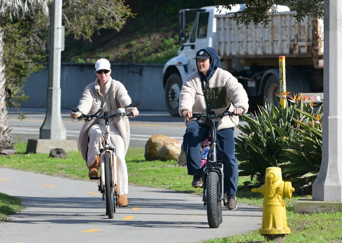 Katy Perry & Orlando Bloom Bike At The Zoo