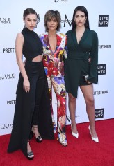 Delilah Belle Hamlin, Lisa Rinna, Amelia Gray Hamlin. Lisa Rinna, center, and her daughters Delilah Belle Hamlin, from left, and Amelia Gray Hamlin arrive at the Daily Front Row's Fashion Los Angeles Awards at the Beverly Hills Hotel, in Beverly Hills, Calif
2018 Daily Front Row's Fashion Los Angeles Awards, Beverly Hills, USA - 08 Apr 2018