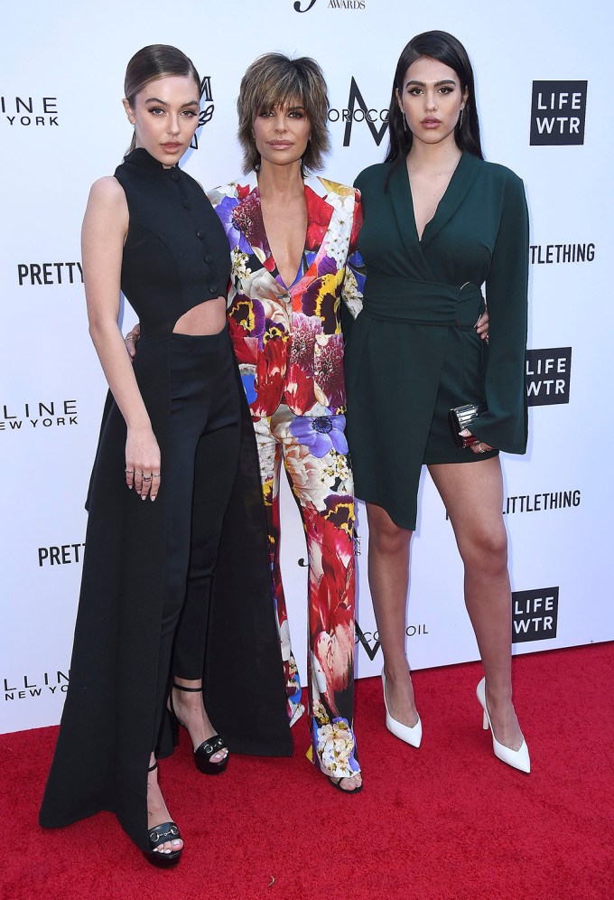 Delilah, Lisa, and Amelia Pose At The Daily Front Row’s Fashion Los Angeles Awards