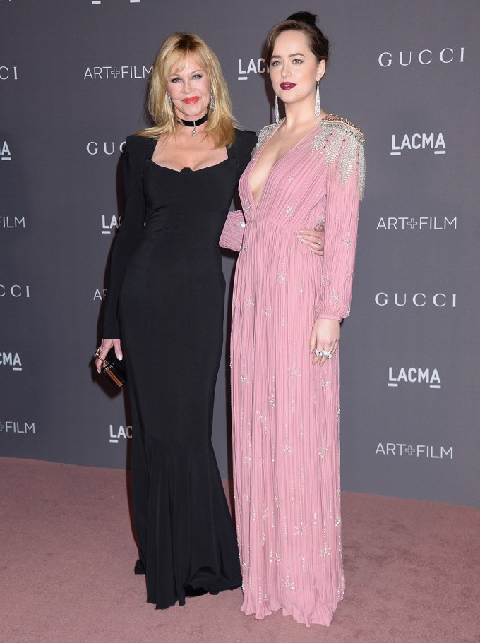 Melanie Griffith and Dakota Johnson at LACMA: Art and Film Gala