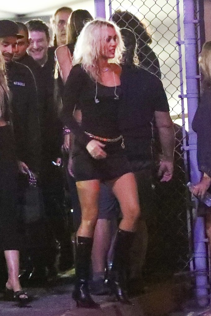 Miley Cyrus Attends The Taylor Hawkins Tribute Concert in Los Angeles