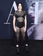 Noah Cyrus arrives at the Los Angeles premiere of "Fifty Shades Darker" at The Theatre at Ace Hotel on
LA Premiere of "Fifty Shades Darker" - Arrivals, Los Angeles, USA - 2 Feb 2017