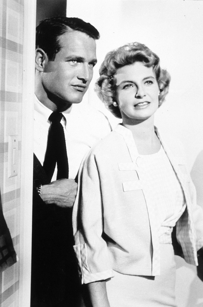 Paul Newman & Joanne Woodward In Black & White