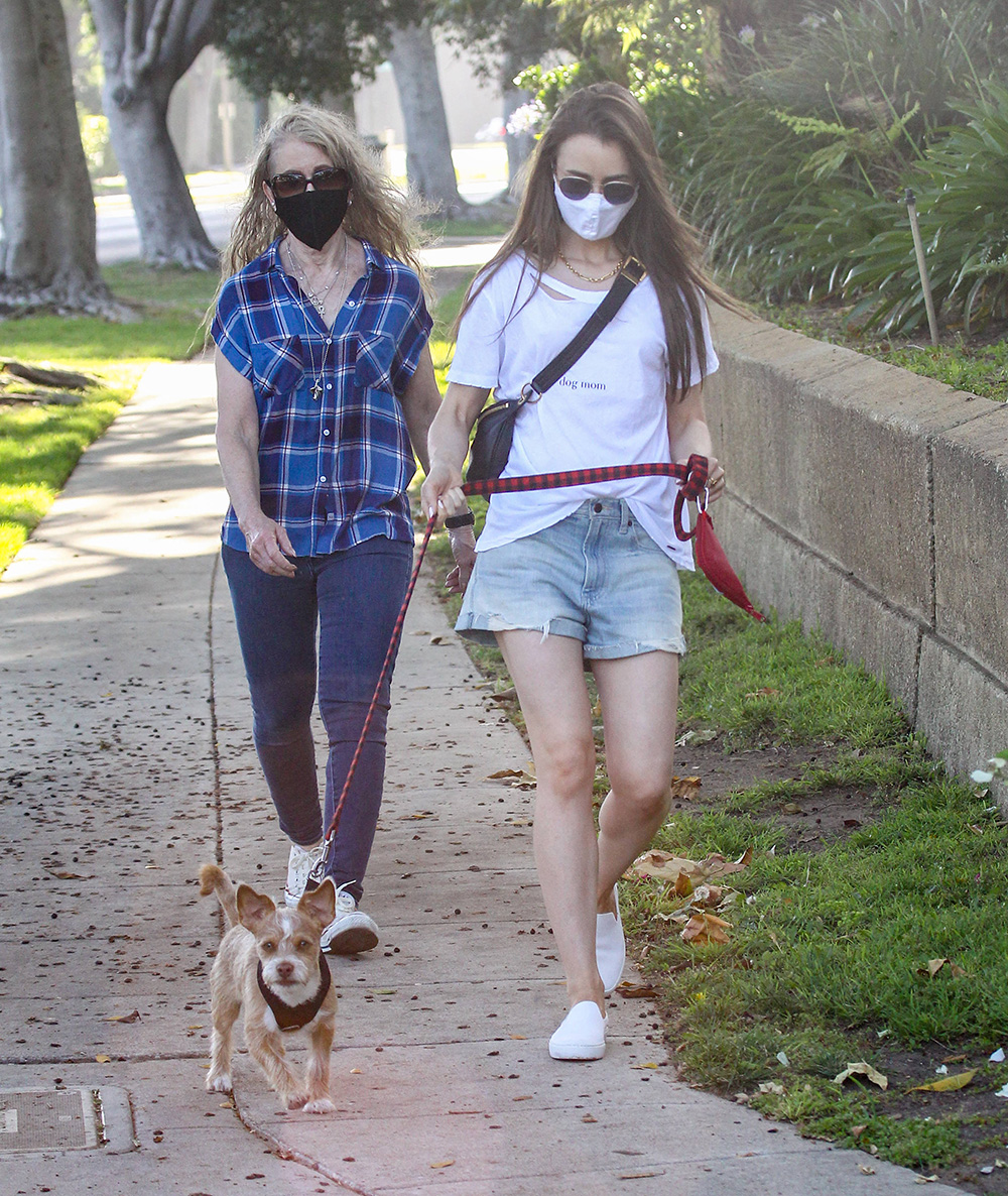 Lily Collins out and about, Los Angeles, USA - 08 May 2020