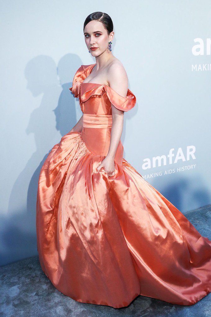 Rachel Brosnahan Arrives at the Cannes amFAR Gala