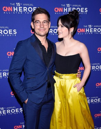 Actors Jason Ralph, left, and Rachel Brosnahan attend the 15th annual CNN Heroes All-Star Tribute at the American Museum of Natural History, in New York2021 CNN Heroes All-Star Tribute, New York, United States - 12 Dec 2021