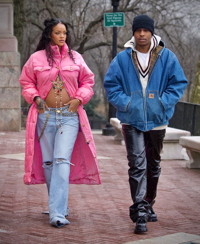 Rihanna & ASAP Rocky Beam