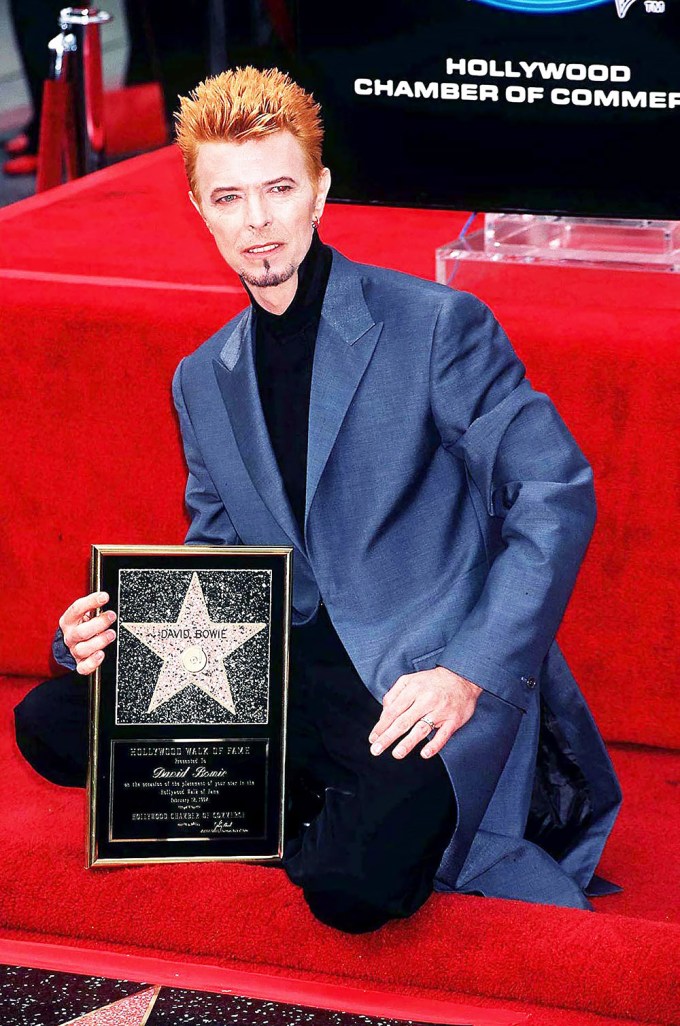 David Bowie Gets A Star On The Walk of Fame