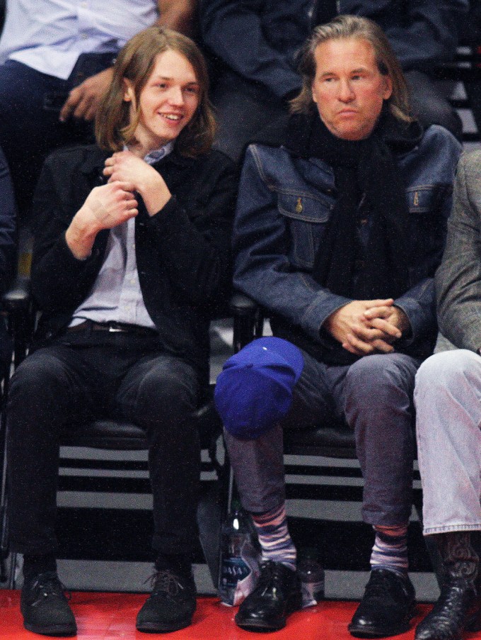 Val Kilmer & Son Jack Watch Basketball