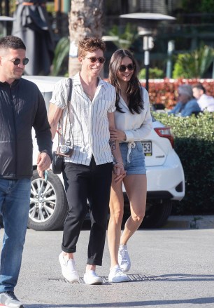 Athens, GREECE  - *EXCLUSIVE*  - Nina Dobrev and boyfriend Shaun White find some time to take in the site of Athens, while Nina takes a break for filming 