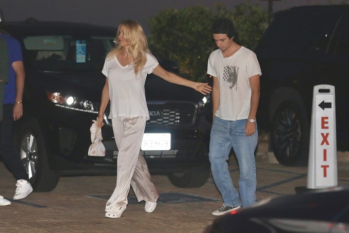 Pamela Anderson & Son Dylan In Malibu