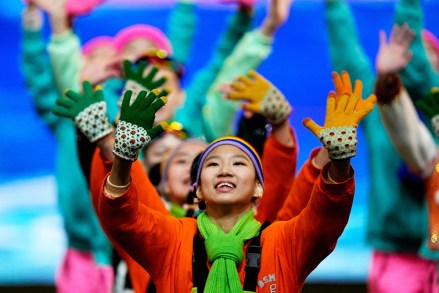 Performers dance as part of the pre-show during the opening ceremony of the 2022 Winter Olympics, in Beijing
Olympics Opening Ceremony, Beijing, China - 04 Feb 2022