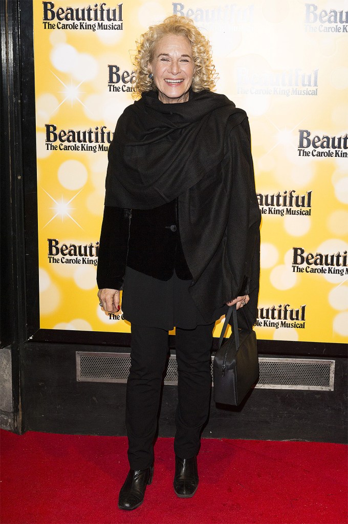 Carole King At The Opening Of ‘Beautiful-The Carole King Musical’