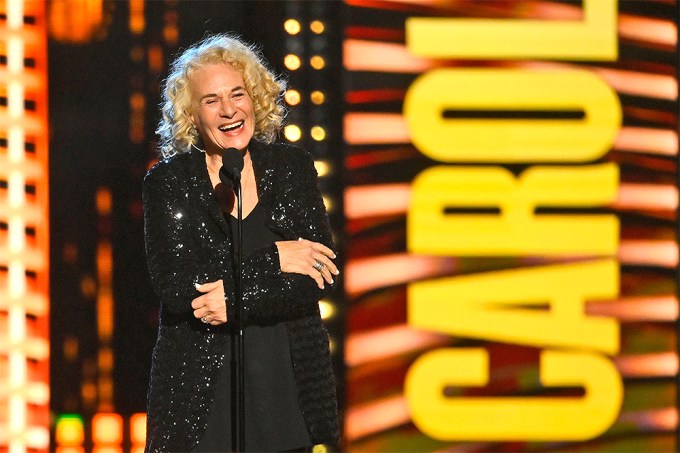 Carole King Is Inducted In The Rock And Roll Hall Of Fame