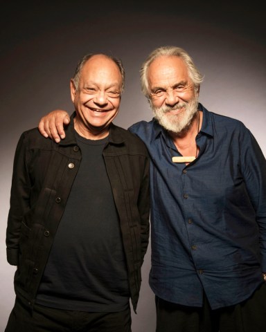 Cheech Marin, Tommy Chong. Cheech Marin, left, and Tommy Chong pose for a portrait to promote the 40th anniversary of "Up in Smoke", in Los Angeles, Calif
Cheech Marin and Tommy Chong Portrait Session, Los Angeles, USA - 06 Apr 2018