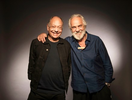 Cheech Marin, Tommy Chong. Cheech Marin, left, and Tommy Chong pose for a portrait to promote the 40th anniversary of "Up in Smoke", in Los Angeles, Calif
Cheech Marin and Tommy Chong Portrait Session, Los Angeles, USA - 06 Apr 2018