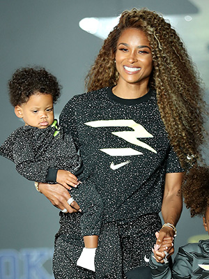 Ciara Twins With Son Win Harrison, 1, In Matching Bronco Pickup