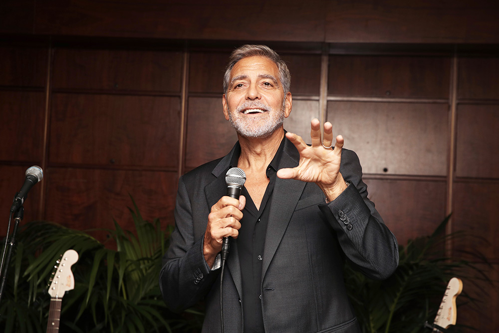 George Clooney speaks at Amazon Studios "The Tender Bar" Los Angeles Screening After Party
Amazon Studios 'The Tender Bar' Los Angeles Screening After Party, Los Angeles, California, USA - 03 Oct 2021