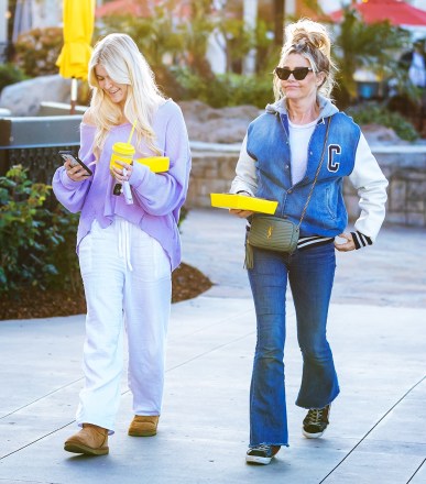 Calabasas, CA  - *EXCLUSIVE*  - Denise Richards and her daughter, Lola Sheen, were seen spending mother-daughter time together at the new La La Land restaurant in the Calabasas Commons.Pictured: Denise Richards, Lola SheenBACKGRID USA 6 APRIL 2023 BYLINE MUST READ: IXOLA / BACKGRIDUSA: +1 310 798 9111 / usasales@backgrid.comUK: +44 208 344 2007 / uksales@backgrid.com*UK Clients - Pictures Containing ChildrenPlease Pixelate Face Prior To Publication*