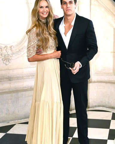 Elle Macpherson and Flynn Busson Dior show, Arrivals, Haute Couture Fashion Week, Paris, France - 04 Jul 2022