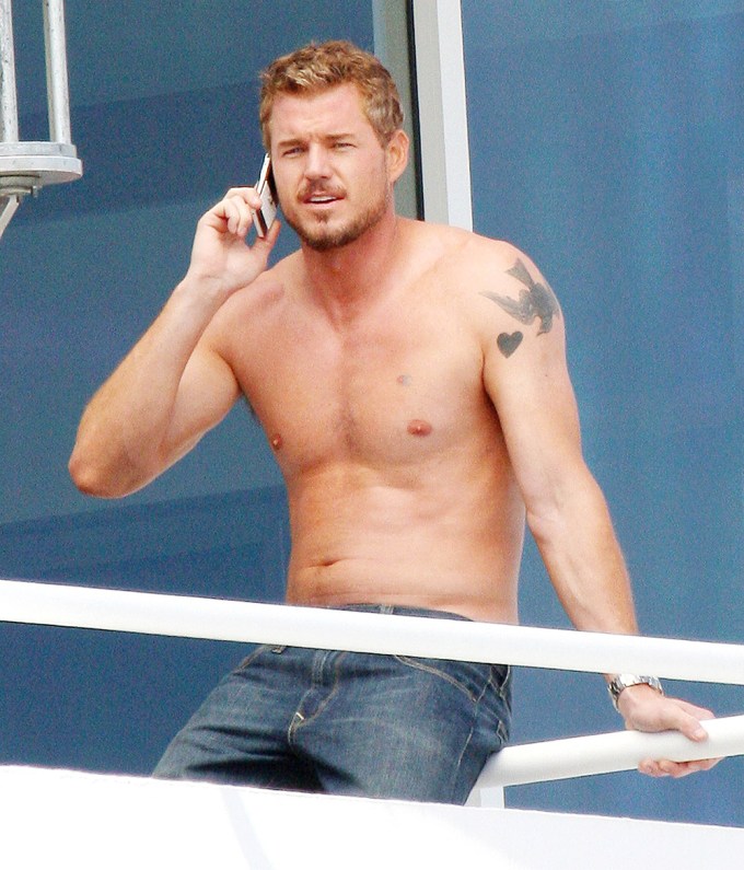Eric Dane On The Set Of ‘Valentine’s Day’