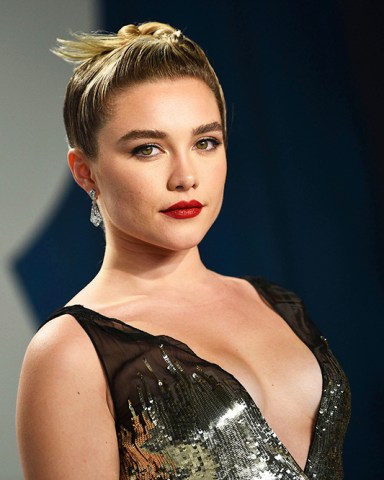 Florence Pugh arrives at the Vanity Fair Oscar Party, in Beverly Hills, Calif
92nd Academy Awards - Vanity Fair Oscar Party, Beverly Hills, USA - 09 Feb 2020