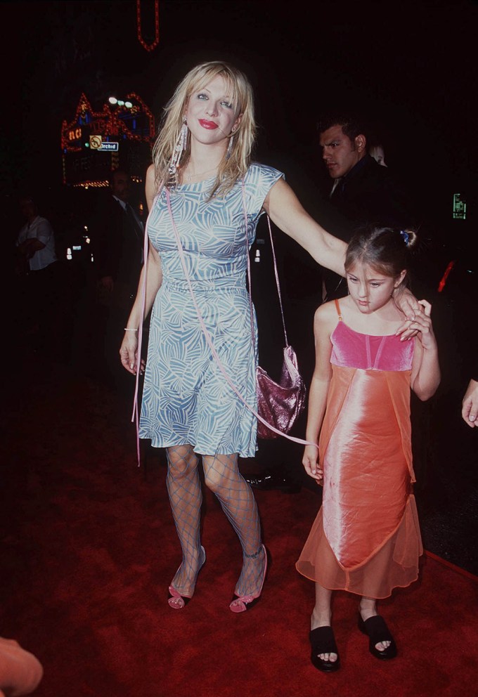 Frances Bean Cobain & Mom In 2000