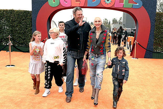 Gwen Stefani, Blake Shelton, Kids