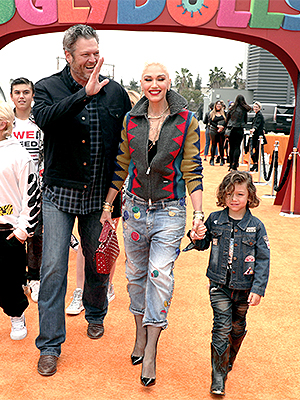 Gwen Stefani, Blake Shelton, Apollo Rossdale