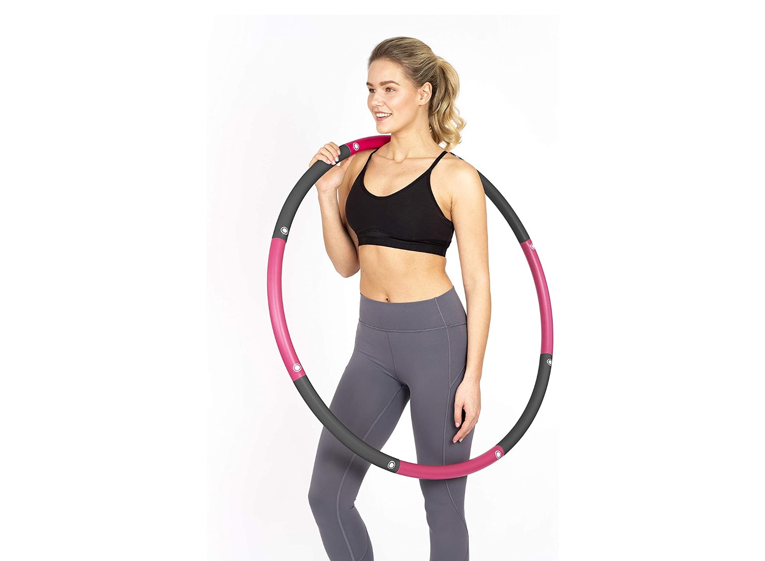 Auoxer fitness exercise weighted hula online hoop