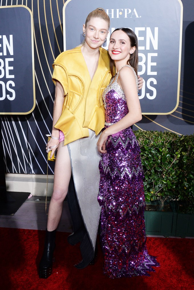 Hunter Schafer & Maude Apatow At The 2020 Golden Globes