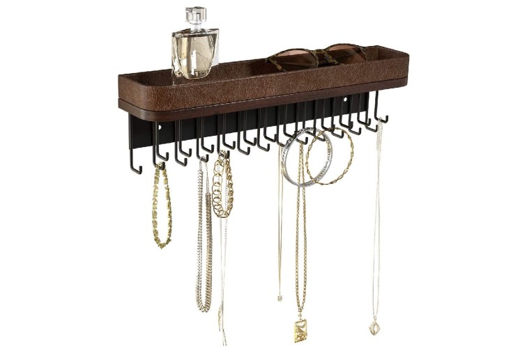wall mounted necklace organizer reviews