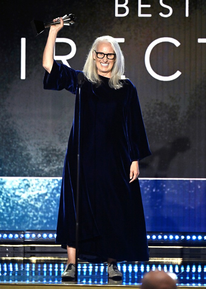 Jane Campion at the 2022 Critics Choice Awards