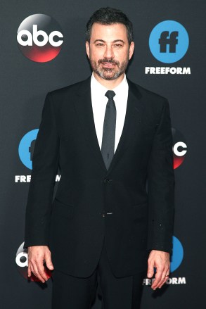 Jimmy Kimmel 2018 Disney / ABC / Freeform Upfront Red Carpet, New York, USA - 15 May 2018