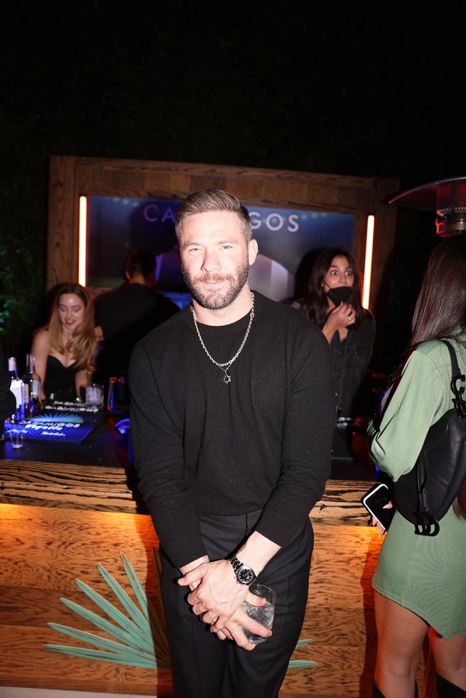 Julian Edelman Spotted At A VIP Super Bowl Party