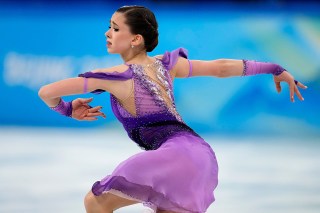 Kamila Valieva, of the Russian Olympic Committee,competes in the women's short program during the figure skating at the 2022 Winter Olympics, in Beijing
Olympics Figure Skating, Beijing, China - 15 Feb 2022