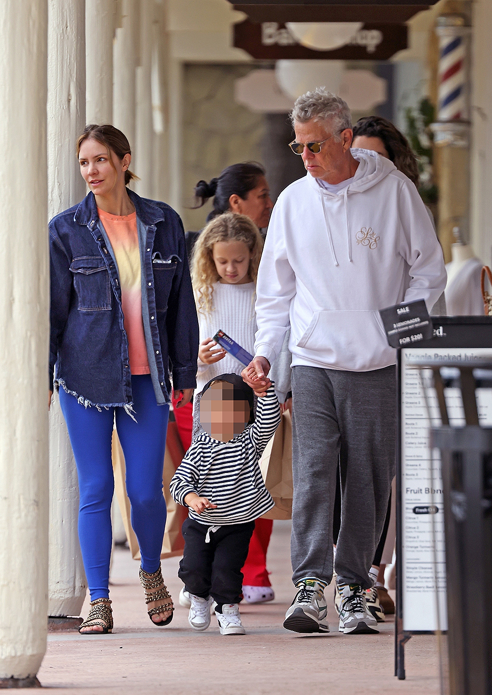 *EXCLUSIVE* Katharine McPhee and David Foster shop for children’s toys after arriving in Montecito for Princess Lilibet’s 2nd Birthday