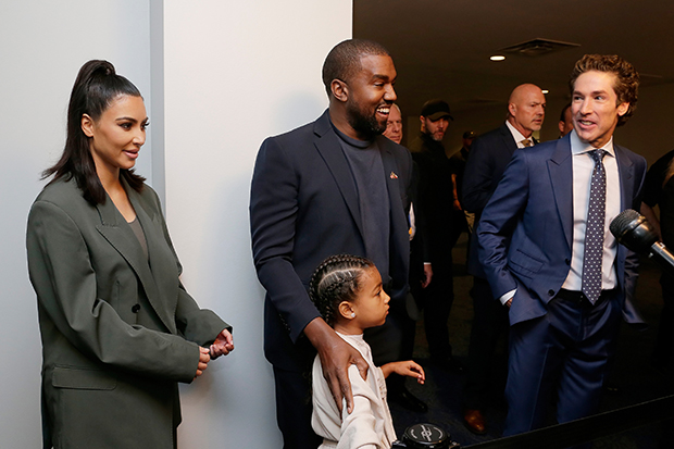 Kim Kardashian, North West, Kanye West 