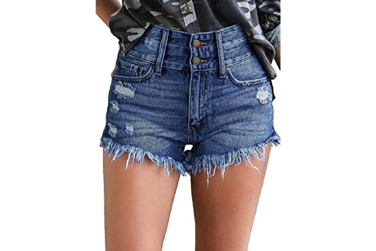 Hottest Women’s Denim Cut Off Shorts in 2024 – Hollywood Life Reviews ...