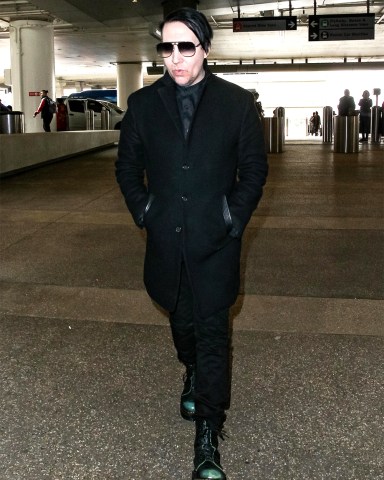 Marilyn MansonMarilyn Manson at LAX International Airport, Los Angeles, USA - 12 Feb 2019