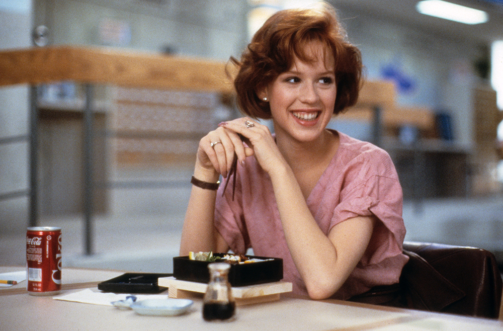 John Hughes Films《早餐俱乐部》，Molly Ringwald，1985。©Universal Pictures/Courtesy Everett Collection