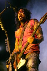 Nikki Sixx and Motley Crue performs at the Tweeter Center in Tinley Park, IL.
Motley Crue in concert, Tweeter Center, Tinley Park, Illinois, USA - 27 Aug 2005