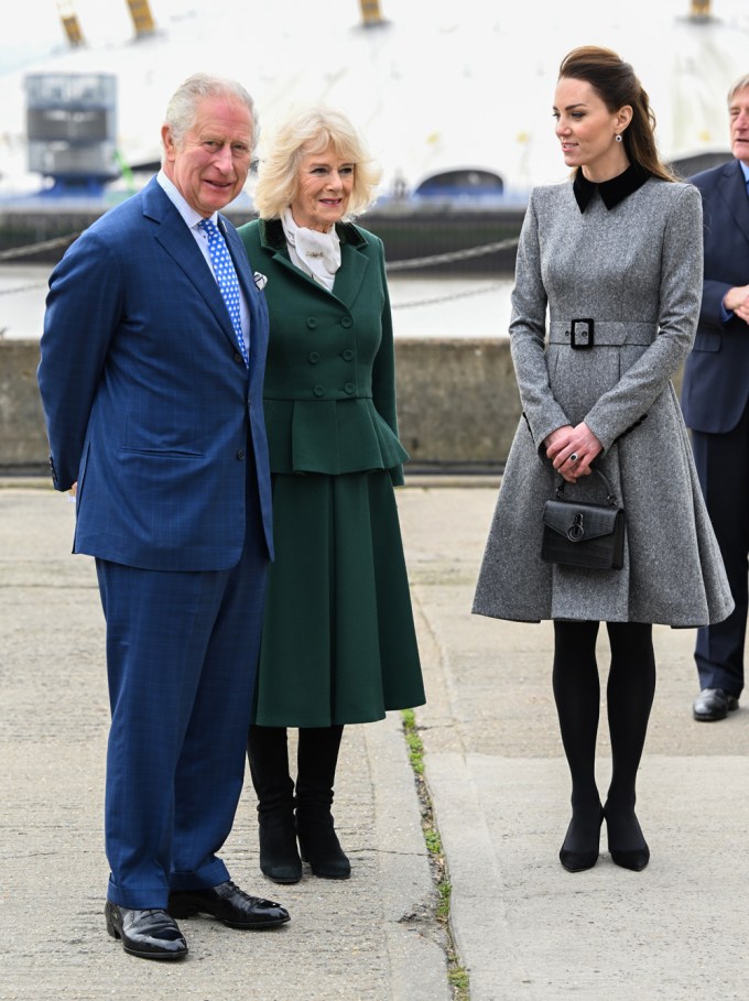 King Charles With Camila & Kate Middleton