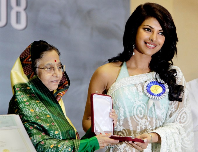Priyanka Chopra Honored At The 2010 India National Film Awards
