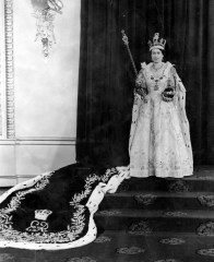 Editorial use only
Mandatory Credit: Photo by Shutterstock (553817t)
Queen Elizabeth II holding the Orb and the Sceptre in the Throne Room at Buckingham palace
CORONATION OF QUEEN ELIZABETH II AT WESTMINSTER ABBEY, LONDON, BRITAIN - JUN 1953