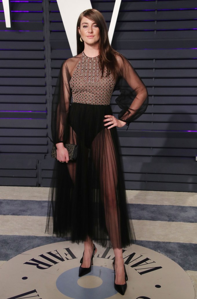Shailene Woodley At The 2019 Vanity Fair Oscar Party