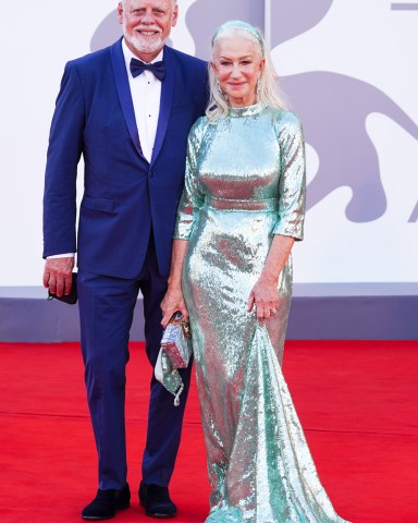 Taylor Hackford and Helen Mirren 'Parallel Mothers' premiere and Opening Ceremony, 78th Venice International Film Festival, Italy - 01 Sep 2021
