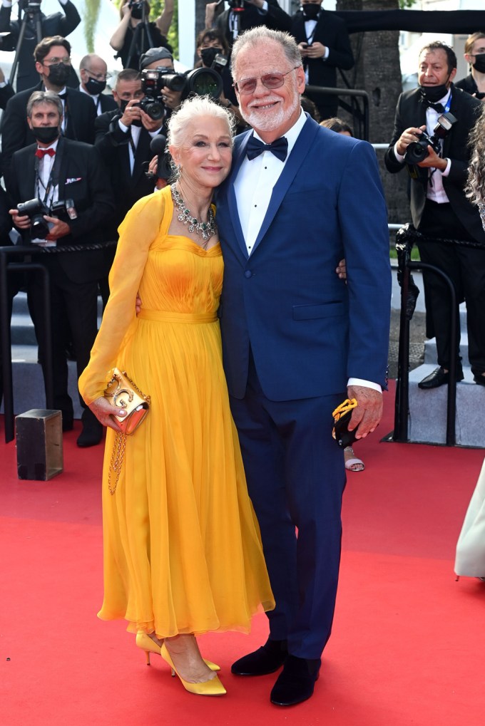 Taylor Hackford & Helen Mirren At Cannes