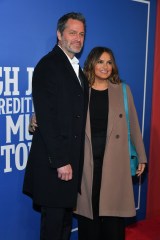 Peter Hermann and Mariska Hargitay
'The Music Man' opening night, Winter Garden Theatre, New York, USA - 10 Feb 2022